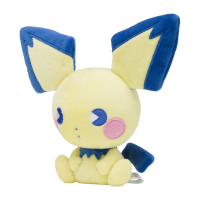 Officiële Pokemon Knuffel Pichu Saiko Soda Refresh 16cm
